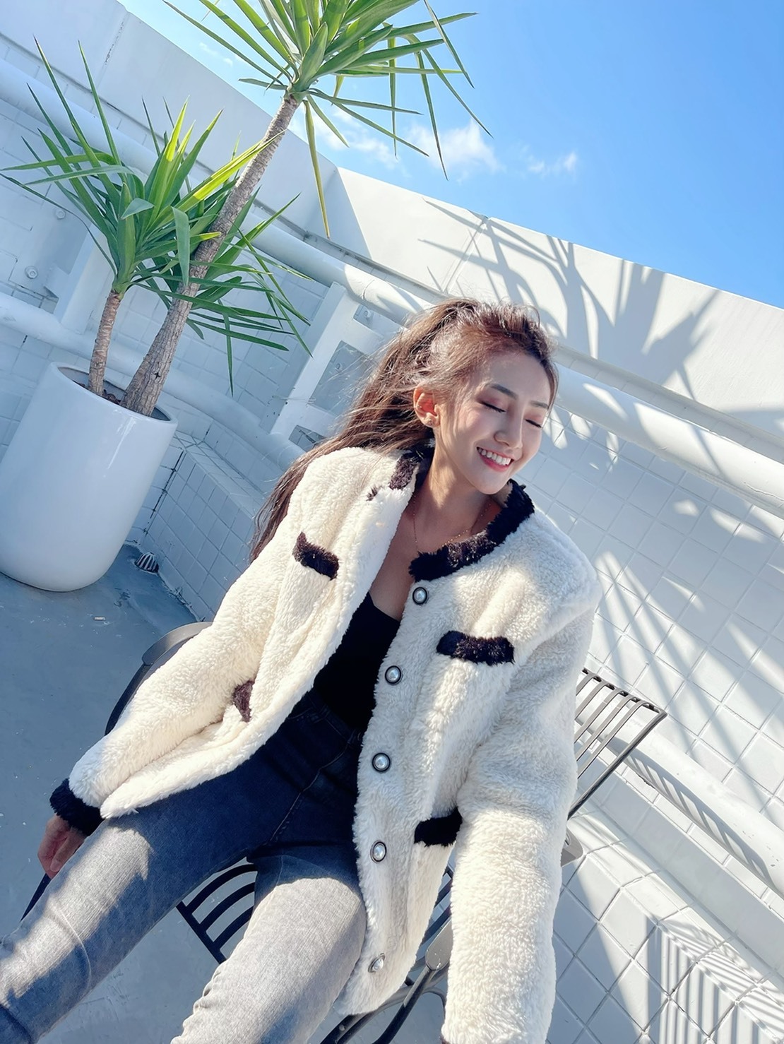 🔥12.22直播新品］💥穿上直接成為亮點］🇰🇷正韓超美保暖毛毛小香外套