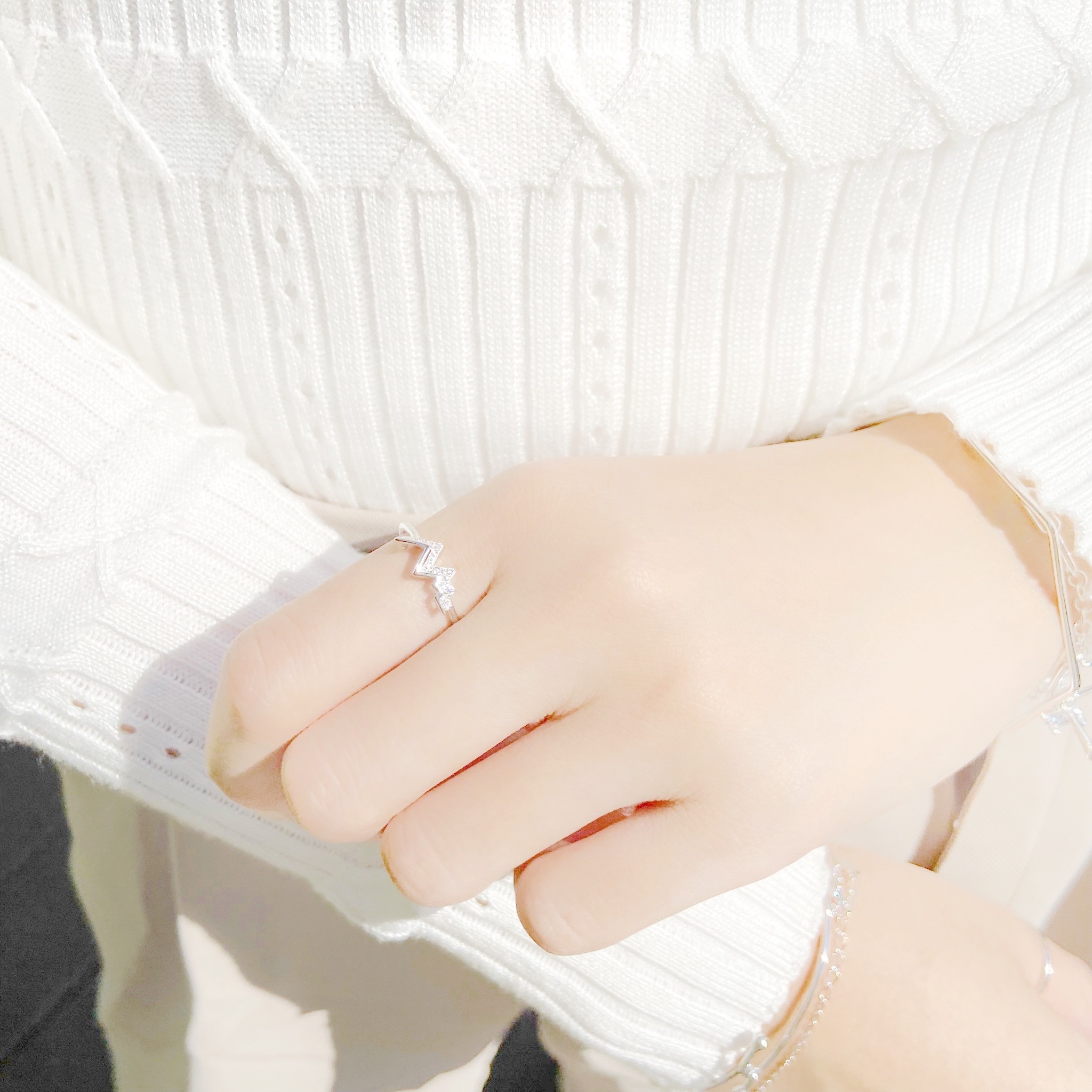 | 925純銀 | 心跳指數戒指 | RI0351 |