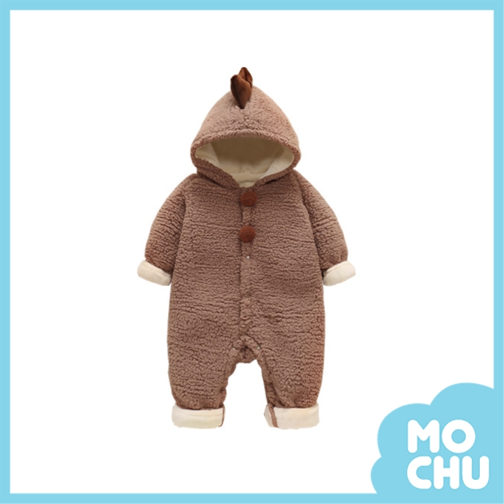 尖角小恐龍加厚連身衣(五色)