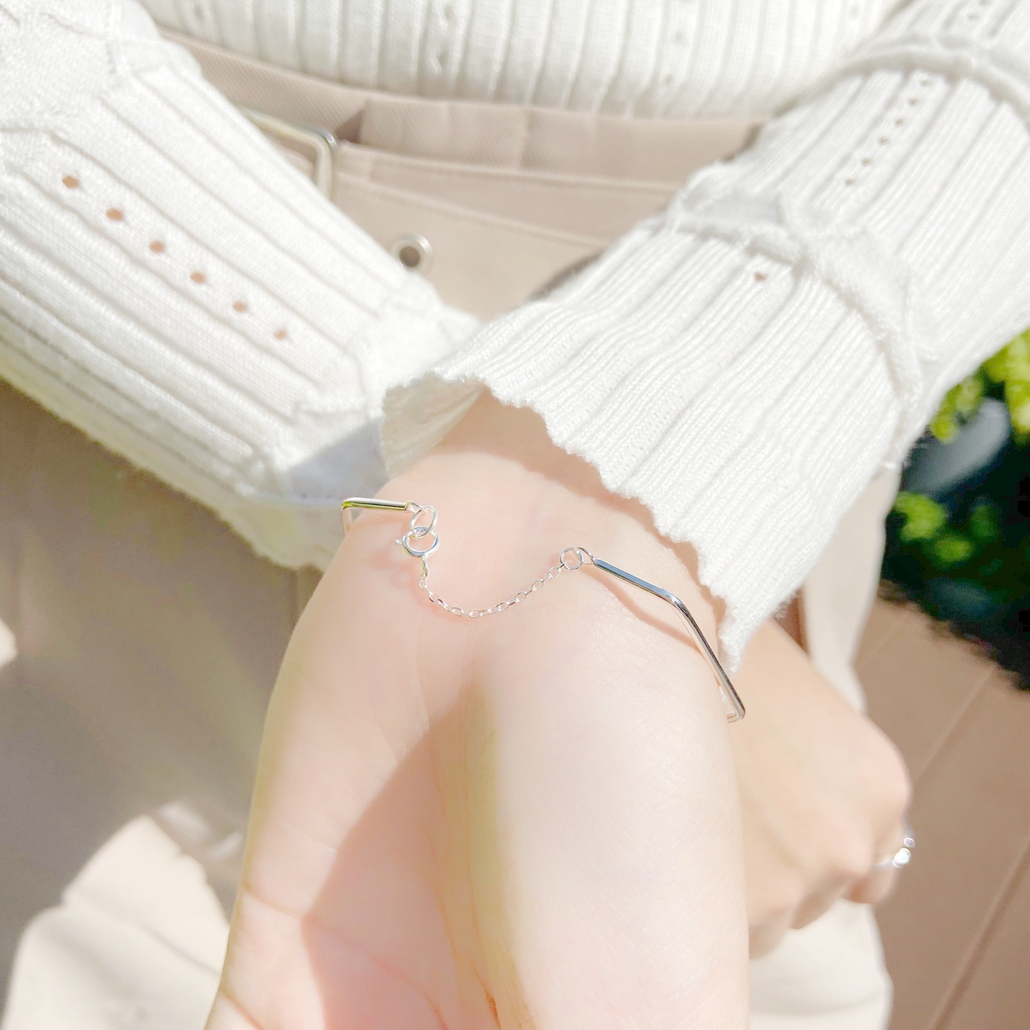 | 925純銀丨多邊形手鐲  | BR0517 |