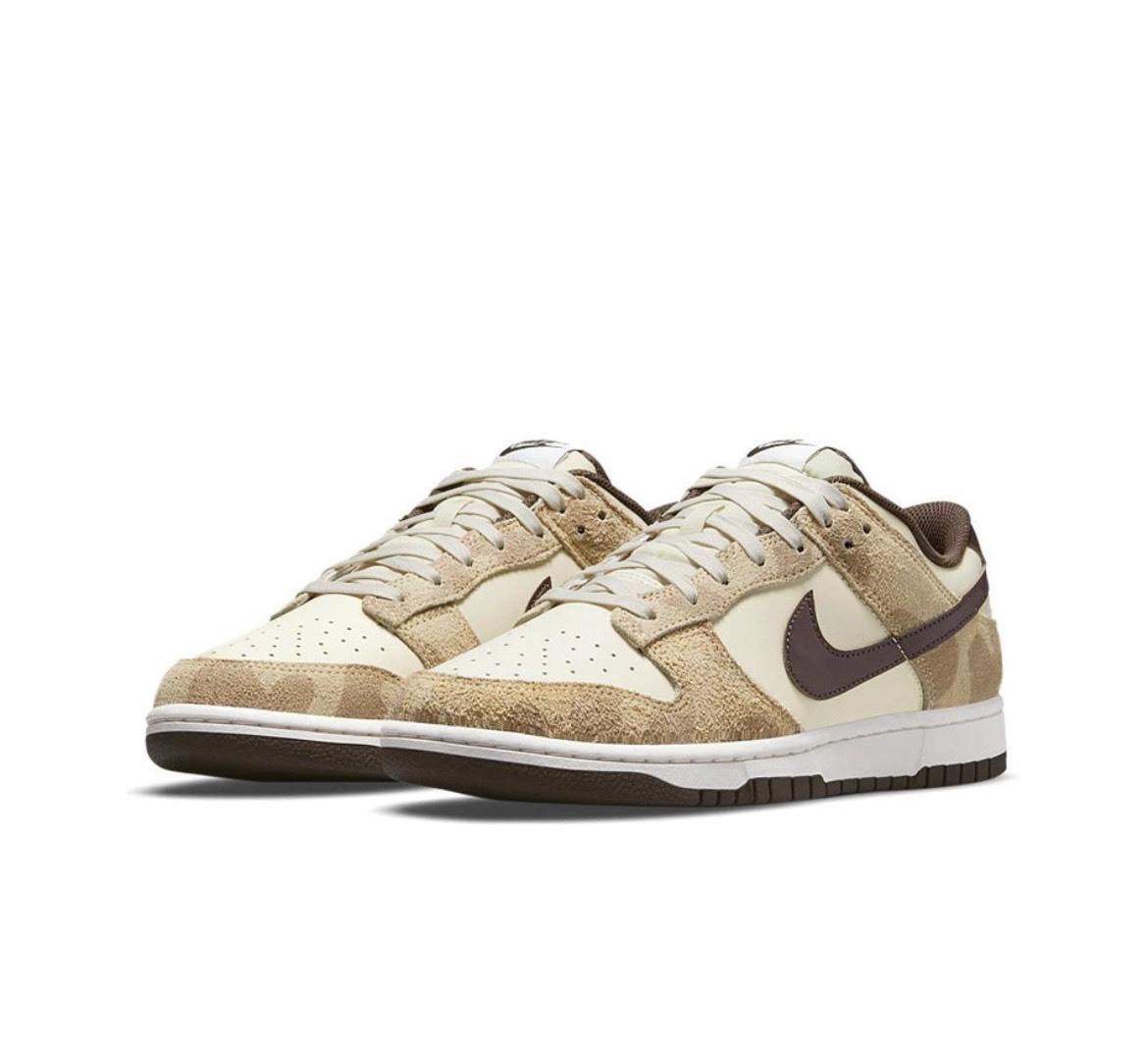 NIKE Dunk Low Retro PRM " Cheetah " 米白棕 獵豹 麂皮 低筒