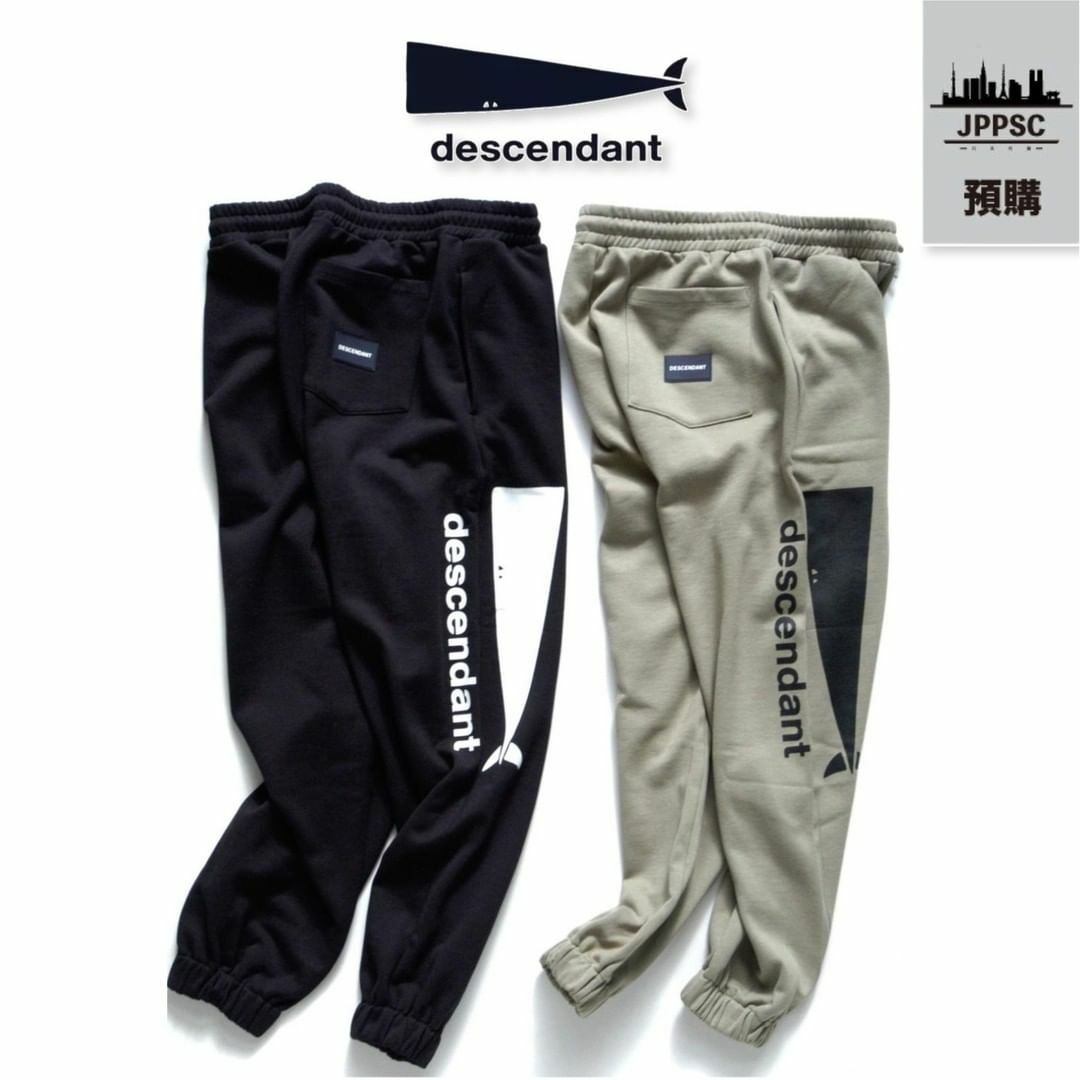 2021AW DESCENDANT CACHALOT SWEAT DCDT 褲子 鯨魚 長褲 棉褲