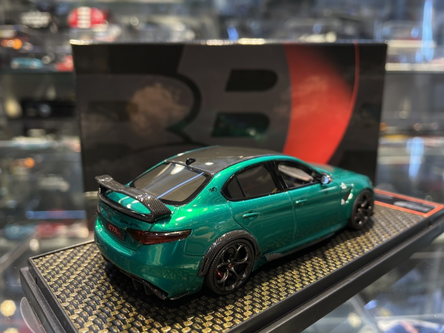 BBR BBRC247C Alfa Romeo Giulia GTAM Green 1/43