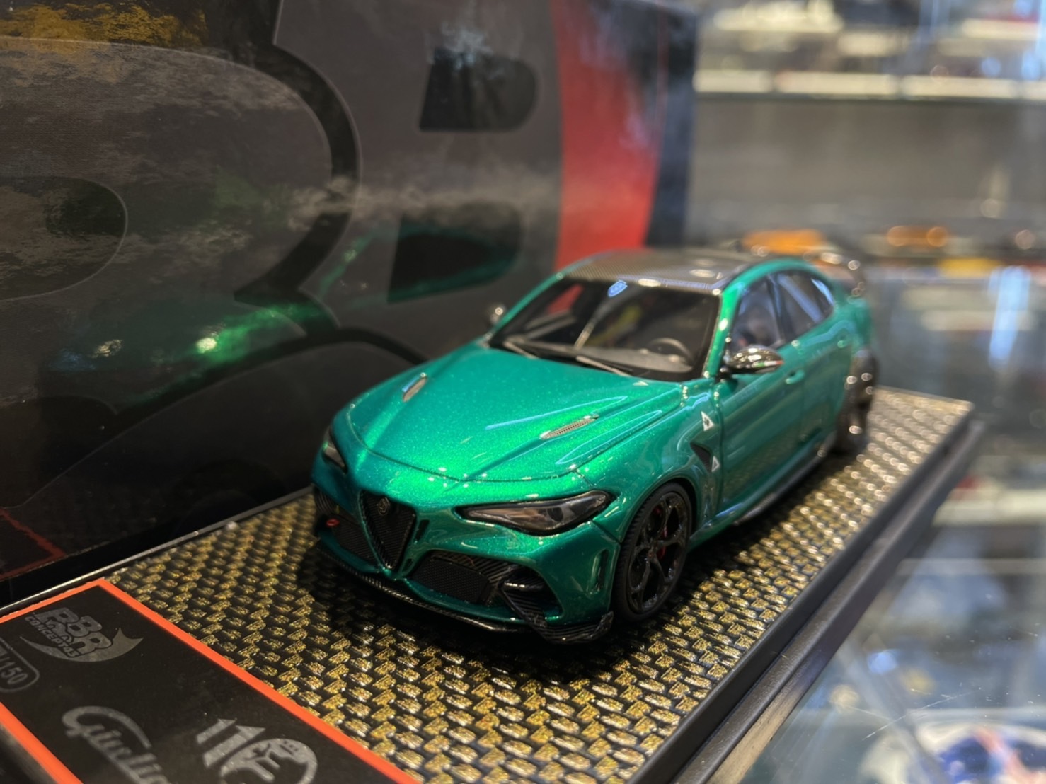 BBR BBRC247C Alfa Romeo Giulia GTAM Green 1/43