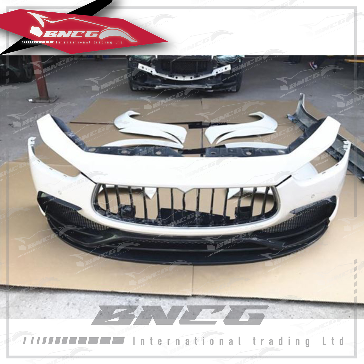 瑪莎拉蒂 Maserati 14-16年式 Ghibli 改裝 卡夢 碳纖維 外觀件 空力套件 大包圍