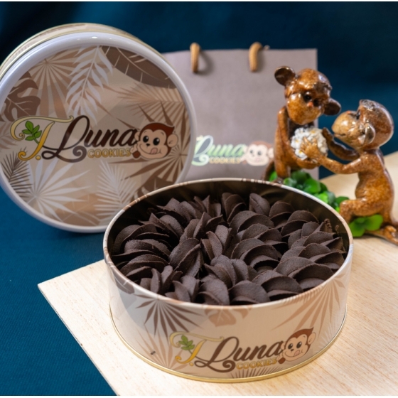 猴子曲奇餅-法式可可曲奇餅200g