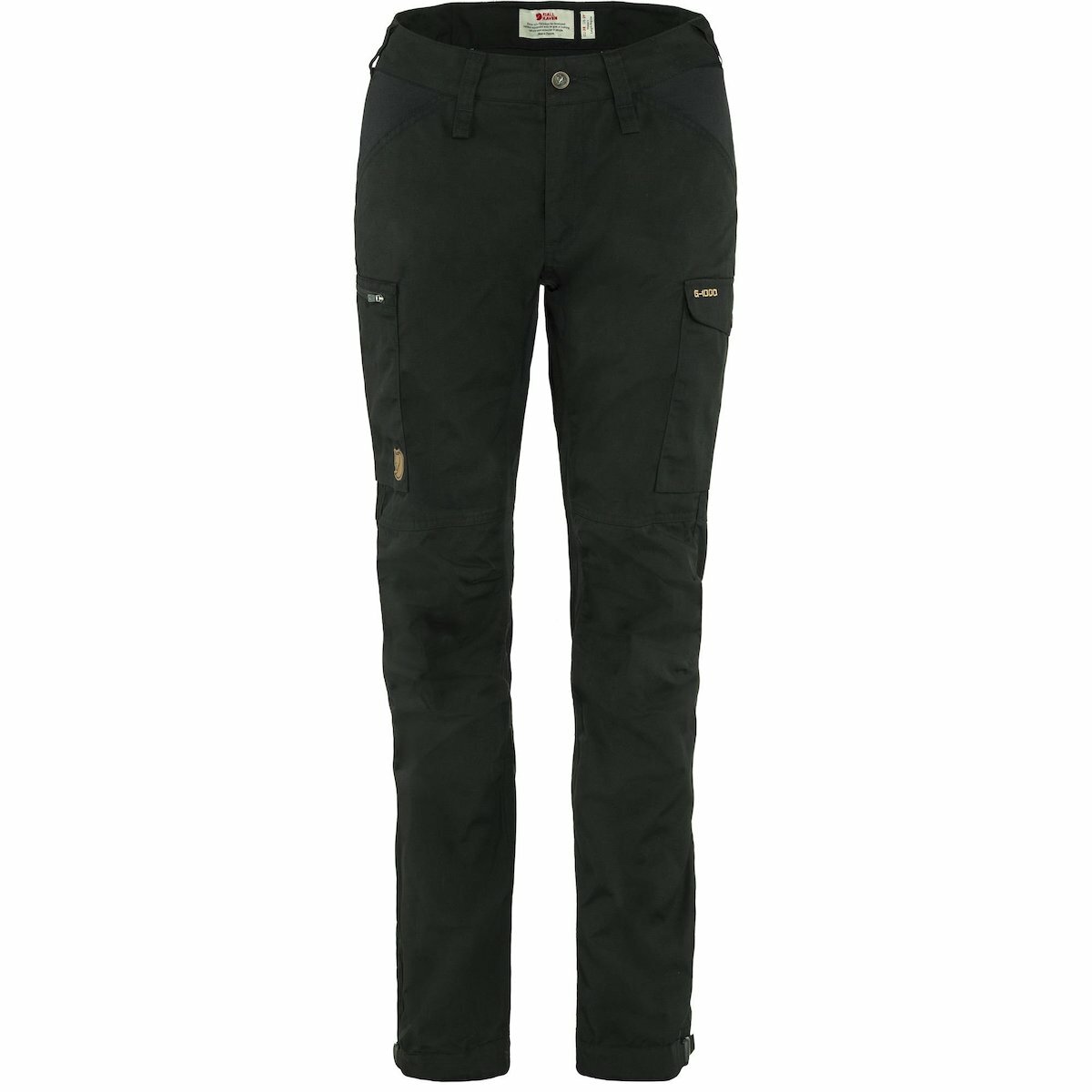 Fjallraven 北極狐 Kaipak Trousers Curved 女 健行登山褲 彈性耐磨長褲 休閒長褲 F89829-550 黑 [HappyOutdoor]