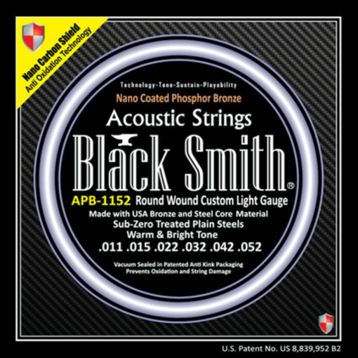 木吉他弦 Black Smith APB-1152 碳纖維 AOT 薄包膜 磷青銅