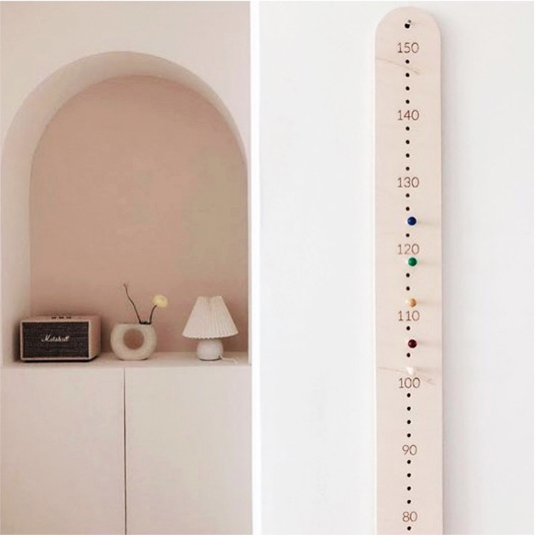 北歐INS木質身高尺