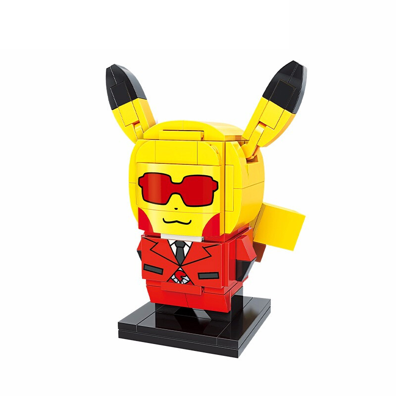 Pokemon系列積木: 比卡超cos閃焰隊