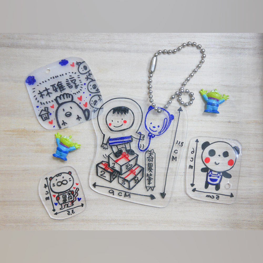 熱縮片手作活動,體驗活動, 企業包場, diy手作課程