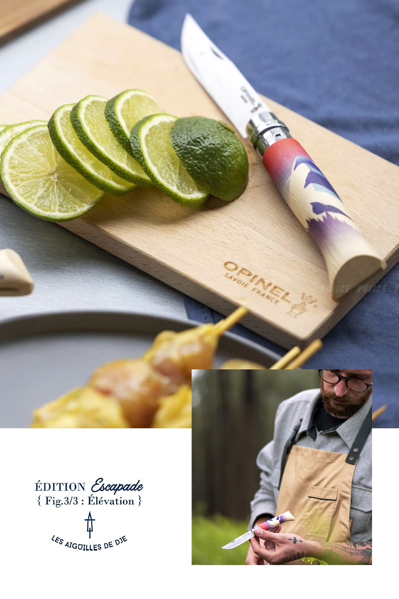 【OPINEL】No.08 2021法國紋身藝術家 Jeremy Aiguilles de Dje 創作限量版-Elevation(#OPI_002445)