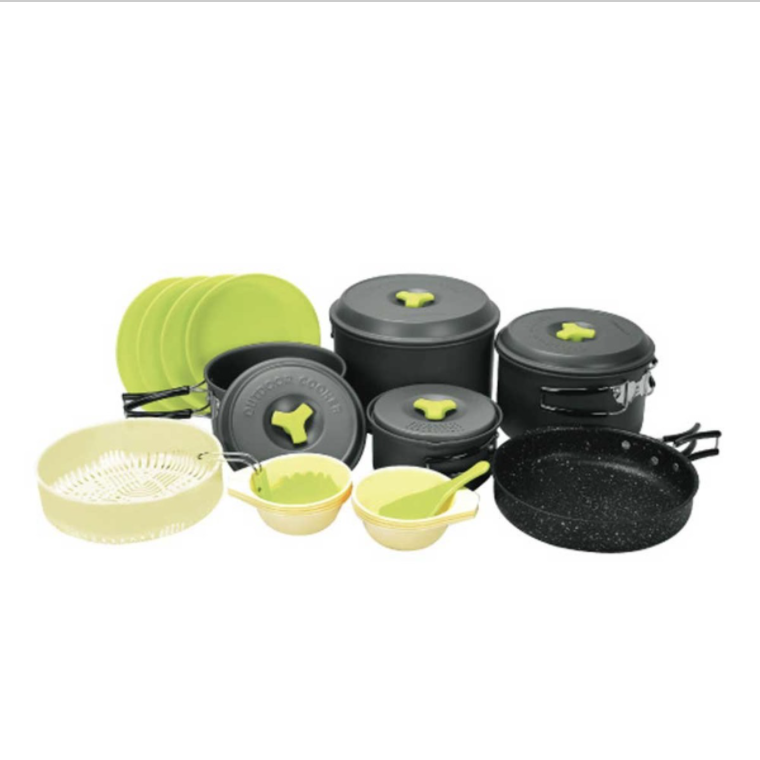 Snowline Cookset 鋁製戶外炊具套裝 (7-8人)