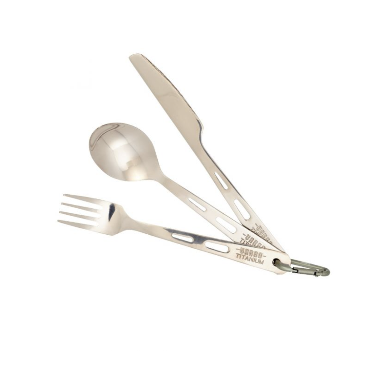 Vargo Titanium Spoon, Fork, Knife Set 超輕鈦餐具套裝 T-202