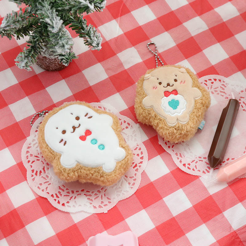 Sirotan 絨毛鑰匙圈-糖霜餅乾-經典款/RAKKOINU 款