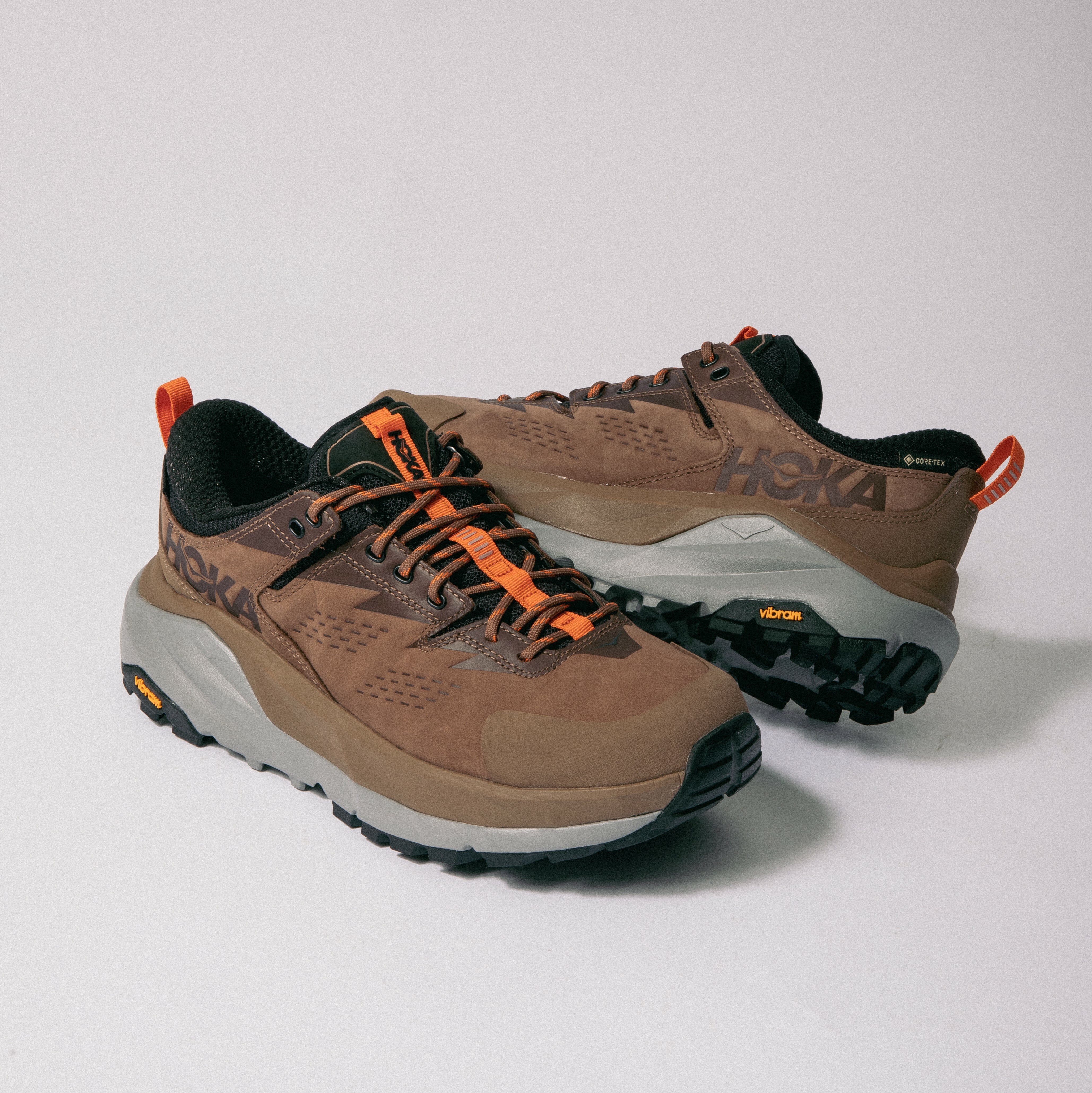 hoka kaha low beige