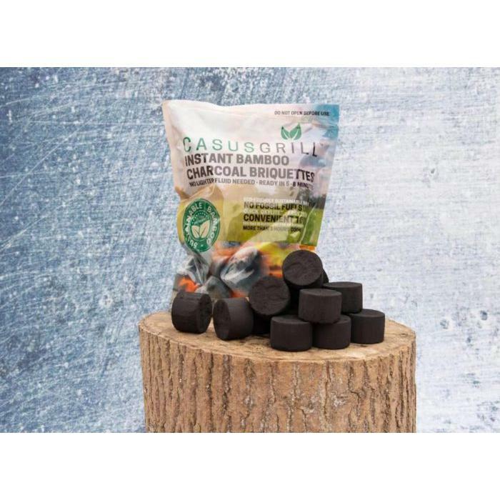 CasusGrill Instant Bamboo Charcoal Briquettes