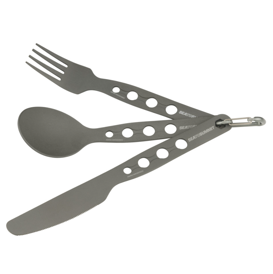 Sea To Summit AlphaSet 3pc Cutlery Set 超輕硬鋁餐具套裝