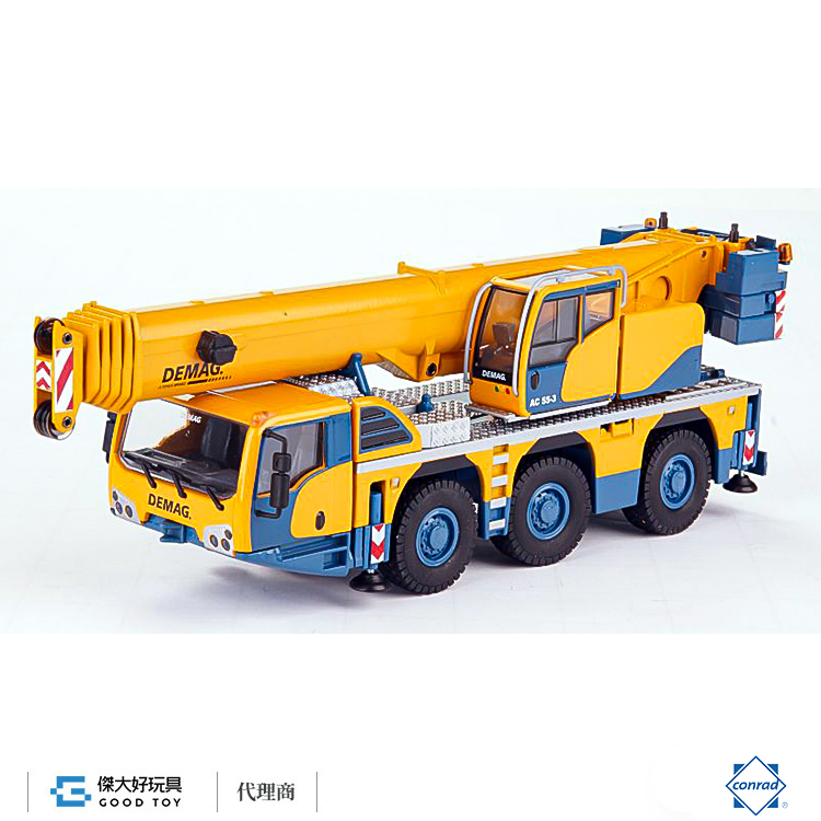 【特價】工程車 Conrad 2116/01 DEMAG AC55-3 Mobile crane 德馬格 移動式起重機