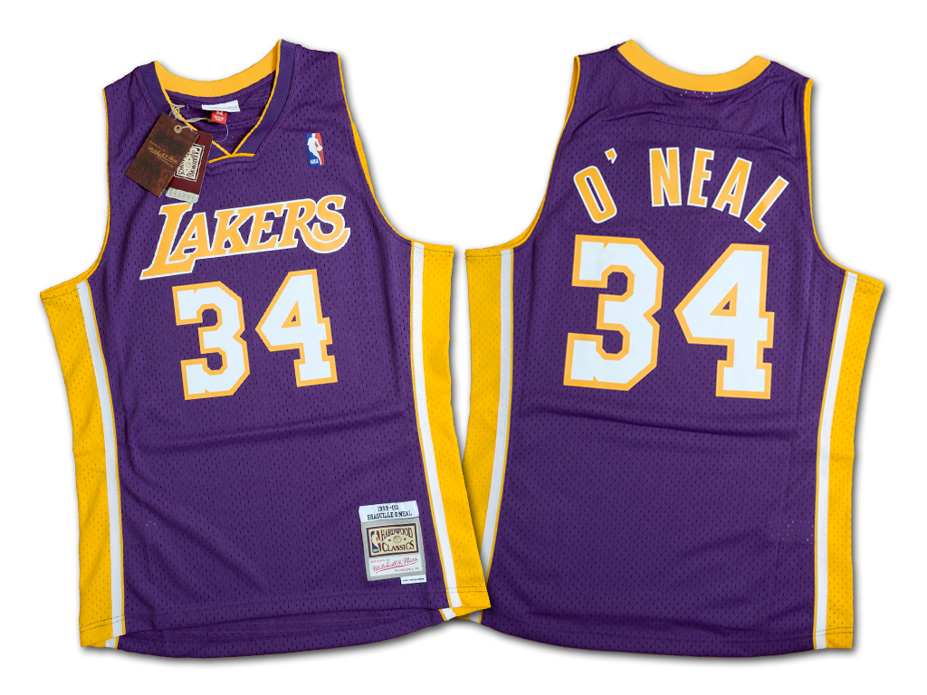 Mitchell & Ness 洛杉磯湖人隊 Shaquille O'neal 1999-2000 復刻 Swingman 球衣