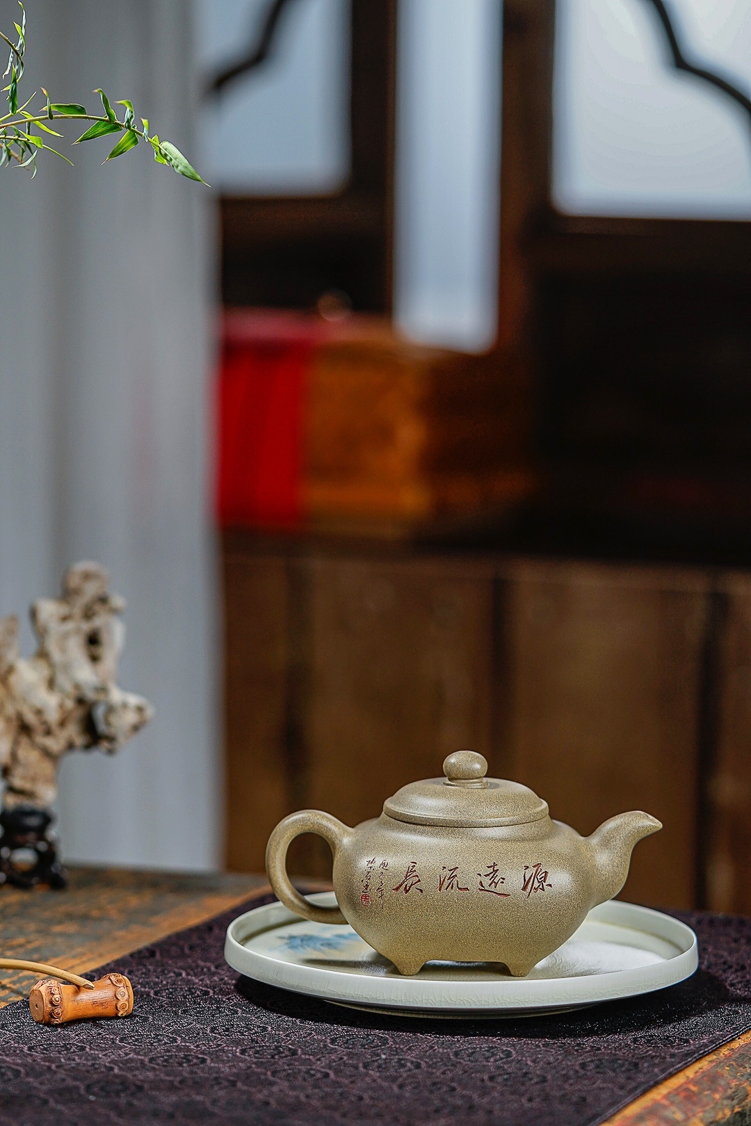 【傳爐】-- 此款傳統四方傳爐器型，作品器型穩重