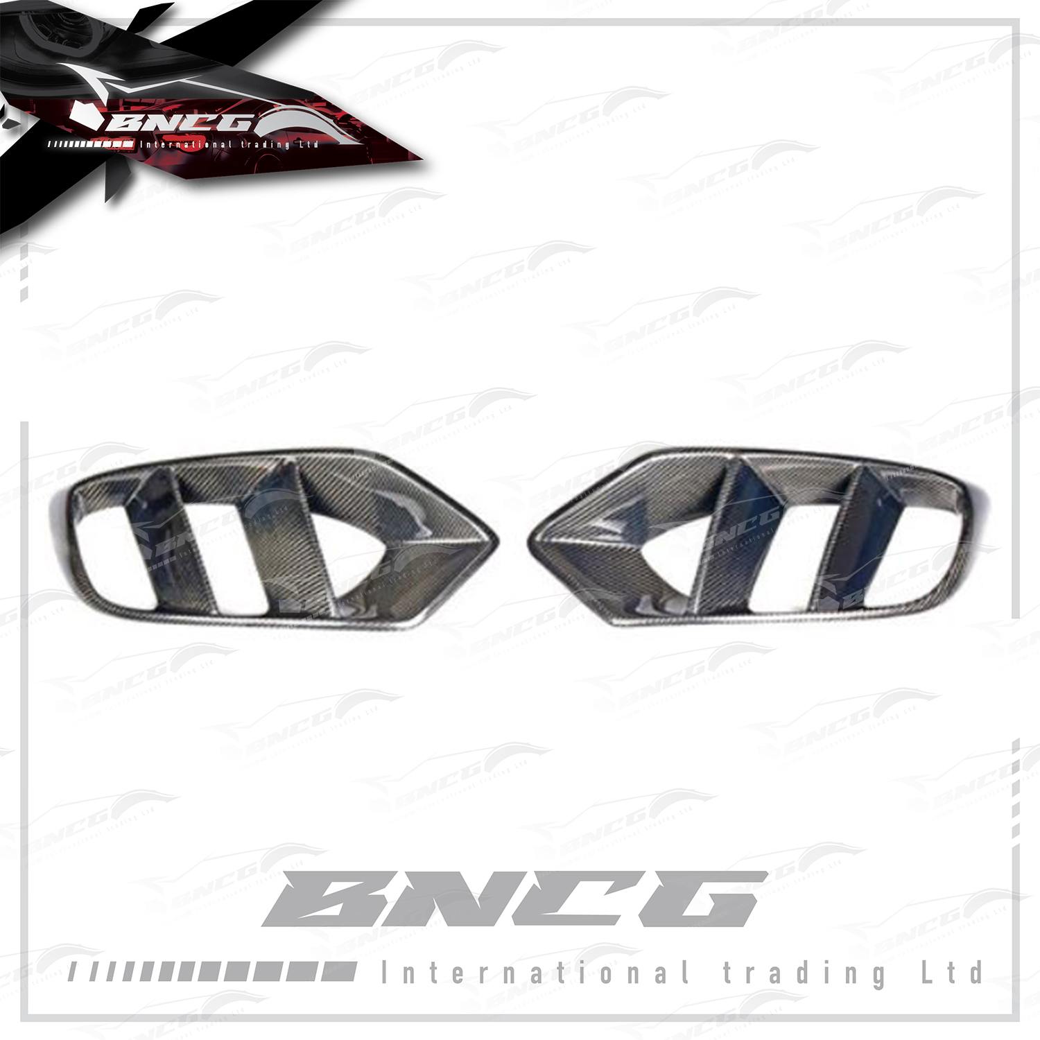 賓士 Benz C Class W205 15-18年式 改裝 卡夢 碳纖維 外觀件 空力套件 前保桿 霧燈飾件