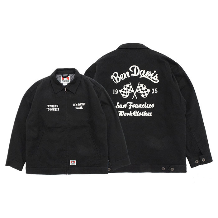 【 BEN DAVIS | 保暖刺繡英文字工作外套 - 3色 】