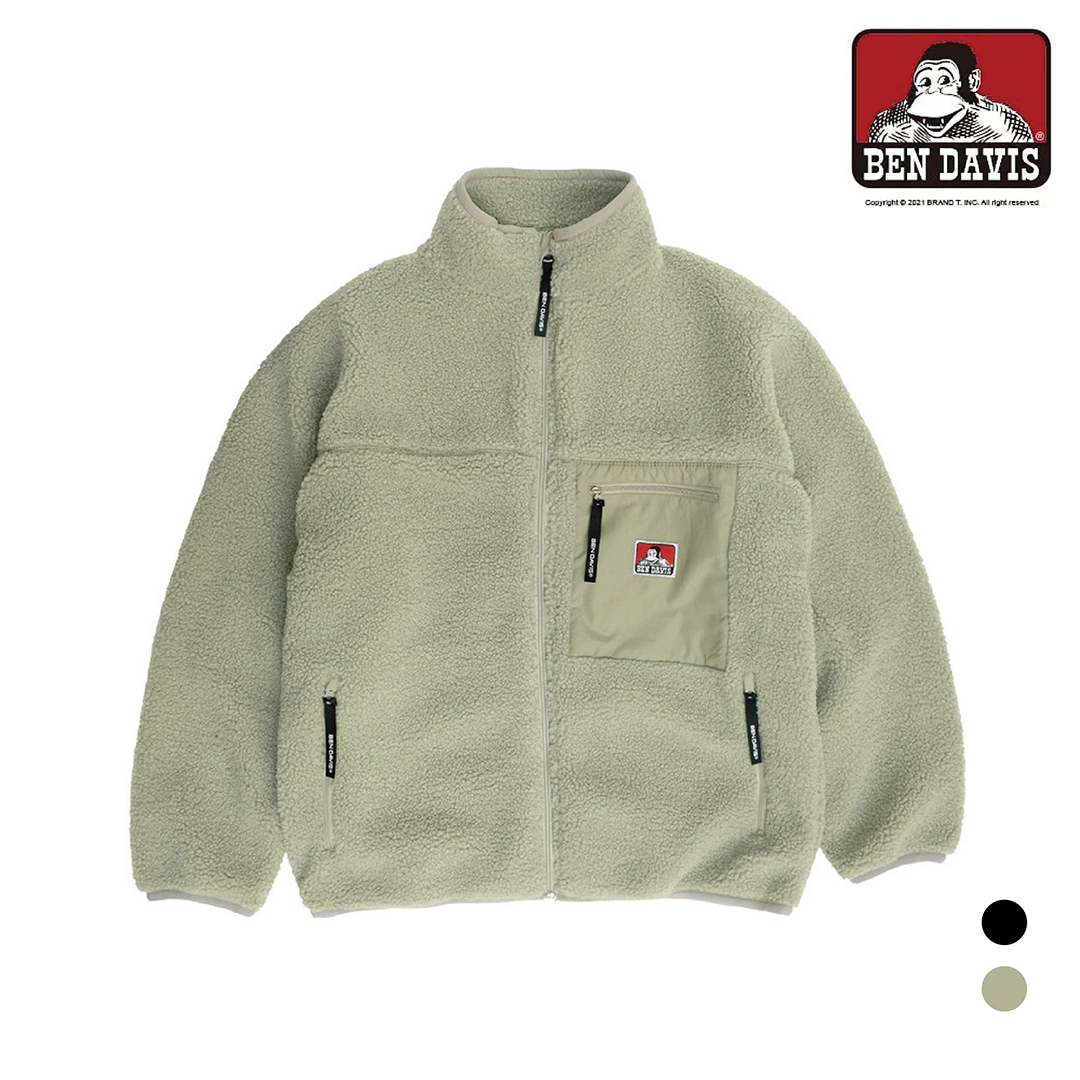 【 BEN DAVIS | 羊羔毛抗靜電外套 - 2色 】