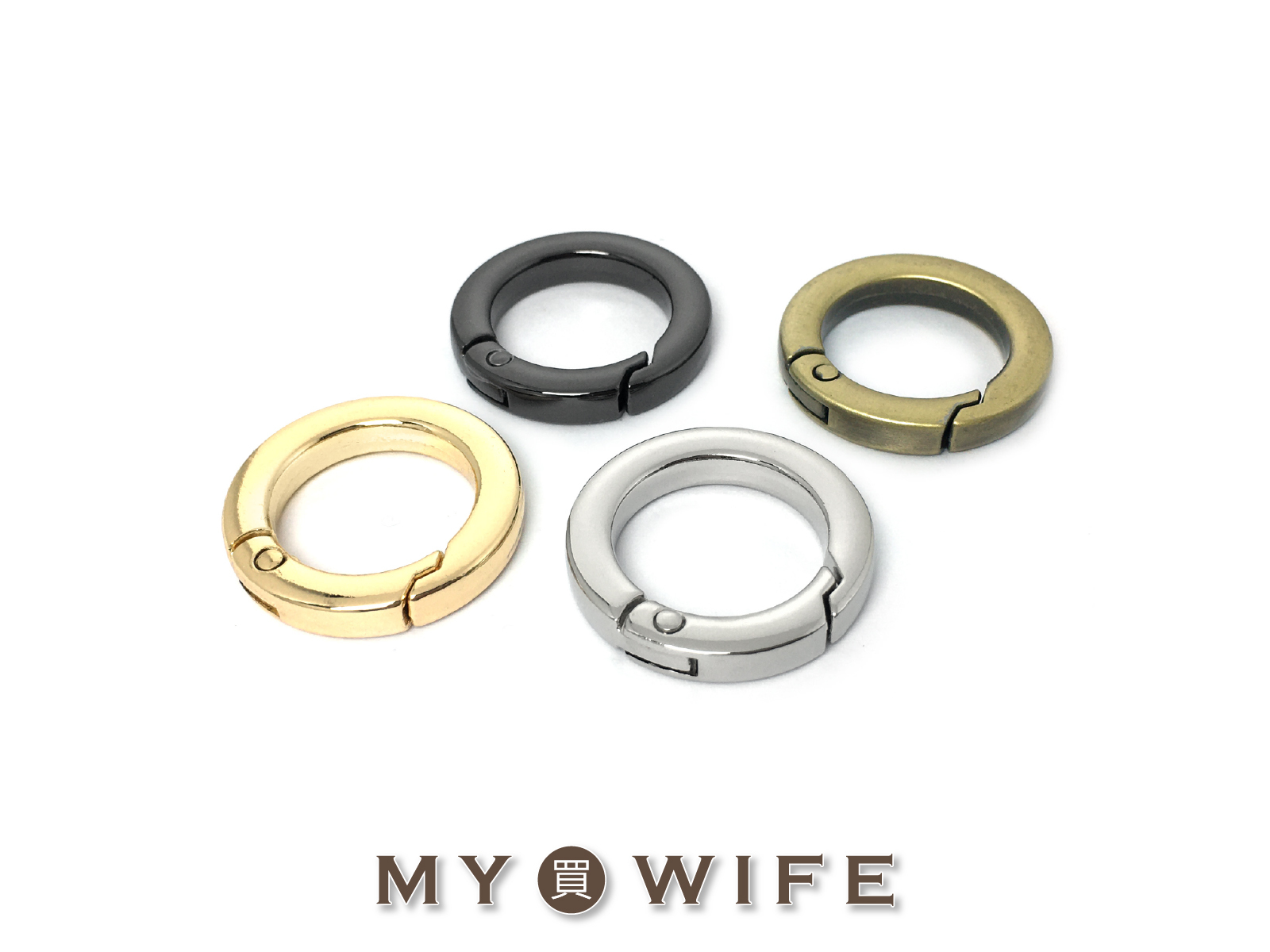 圓形扁鎖圈_4色5規格【FR-H862/FR-H863/GY-4289/GY-4382/GY-4296】