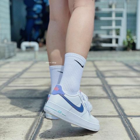 Nike Air Force 1 漸層 藍紫色 大童款 DC8188-100