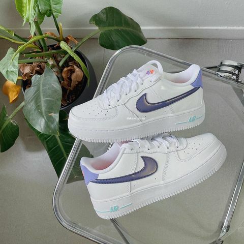 Nike Air Force 1 漸層藍紫色大童款DC8188-100