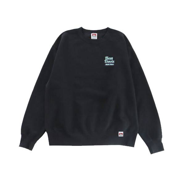 【 BEN DAVIS | 字體內刷毛大學TEE - 2色 】