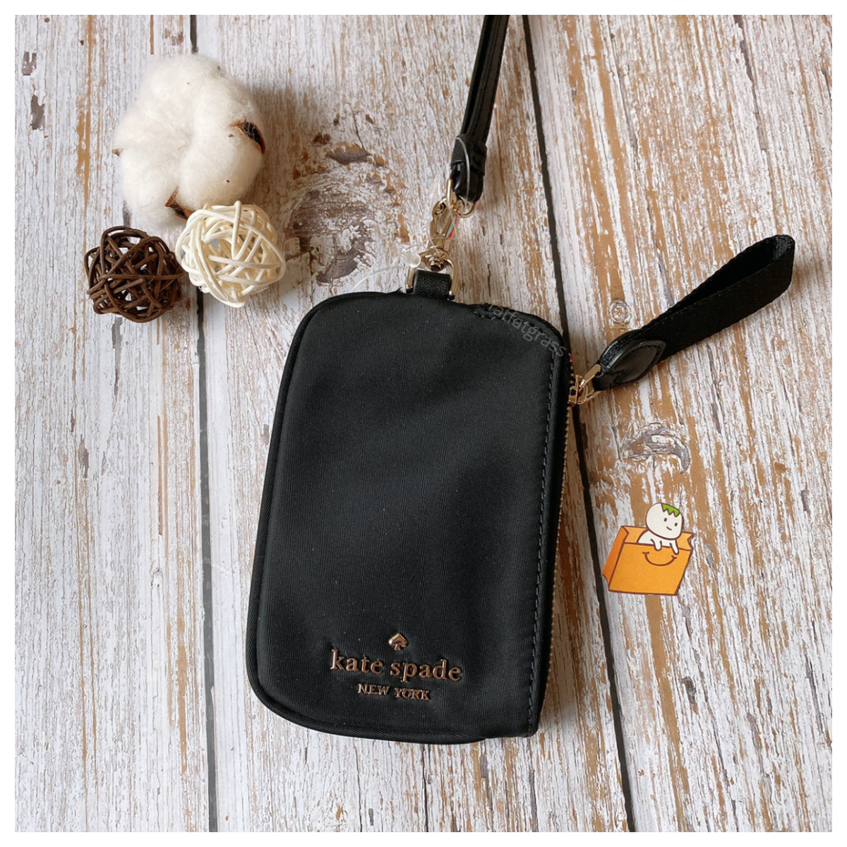 【現貨】KateSpade 女生 證件套 識別證 ID 尼龍 卡套  KS Kate Spade
