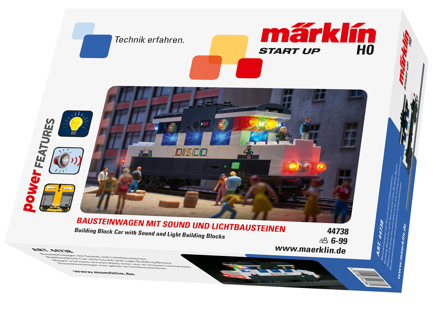 Marklin 44738 HO Scale Building Block Disco Car