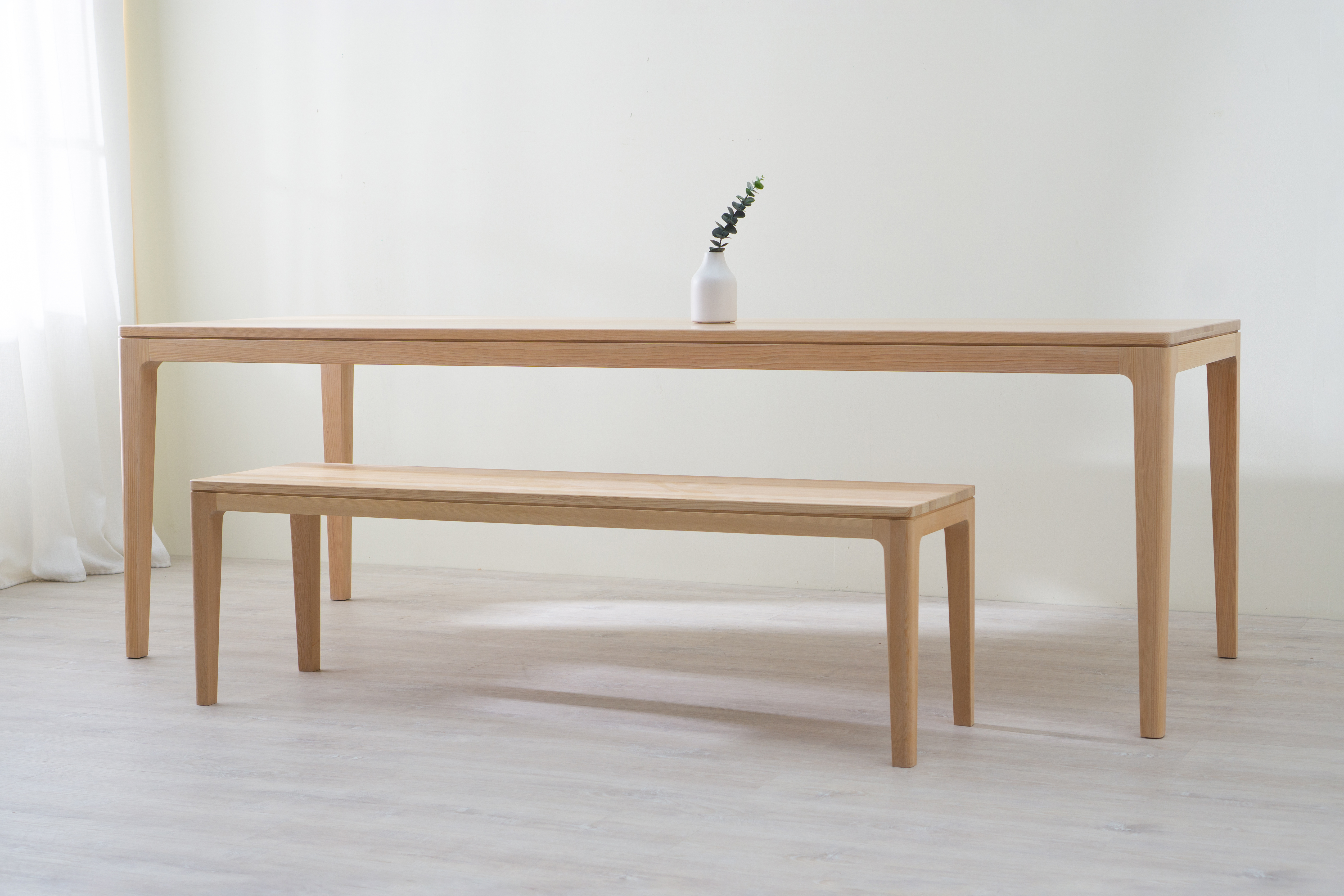 230公分原木餐桌