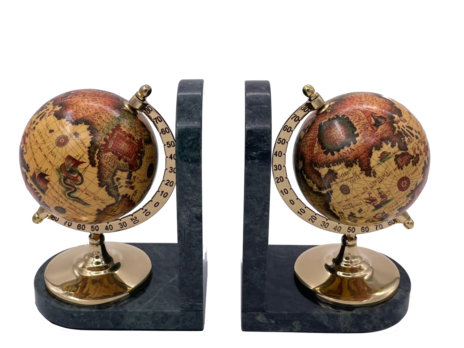 Marble vintage globe