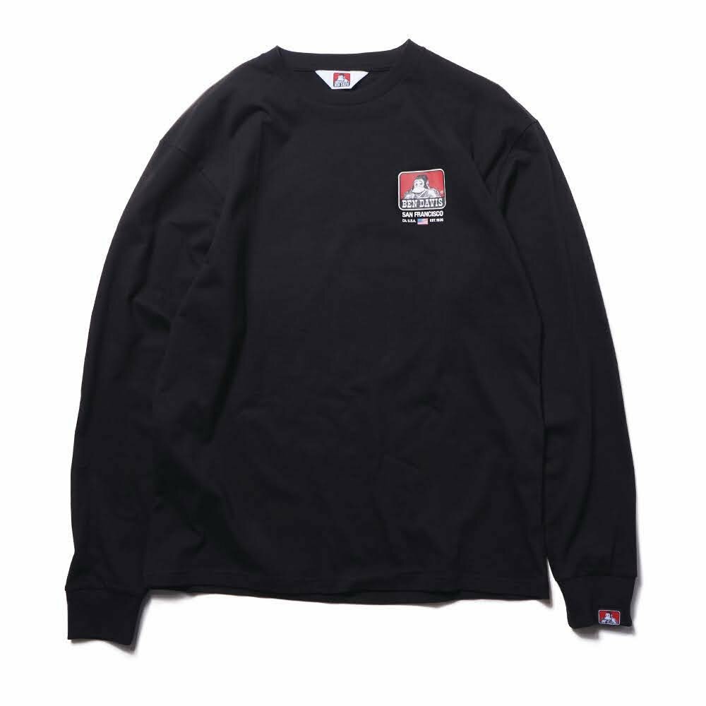 【 BEN DAVIS | 手袖字體猿人薄長TEE - 2色 】