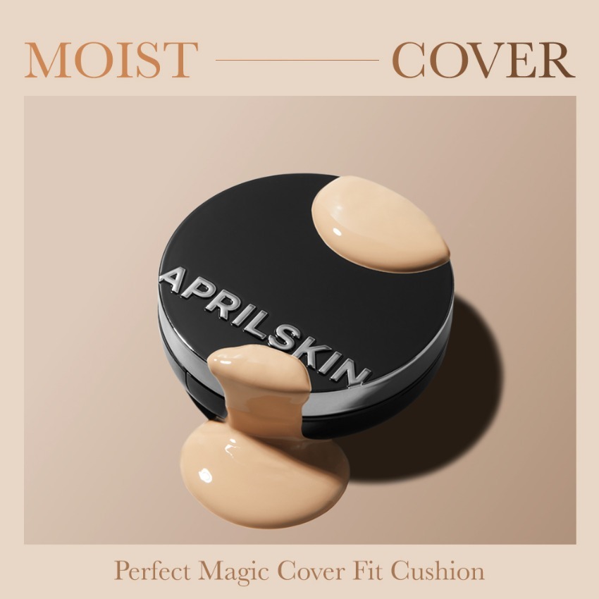 AprilSkin Magic Cover Fit Cushion (with Refill)