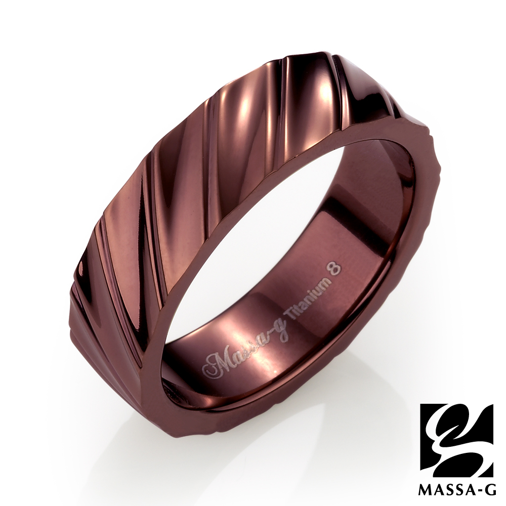 MASSA-G DECO系列【可可費洛蒙】 鈦金男戒