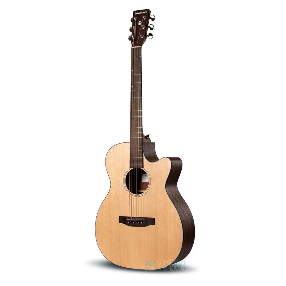 Neowood - SOM-ZC 40吋實木吉他 音質佳 手感佳 適合初學者 台澳品牌