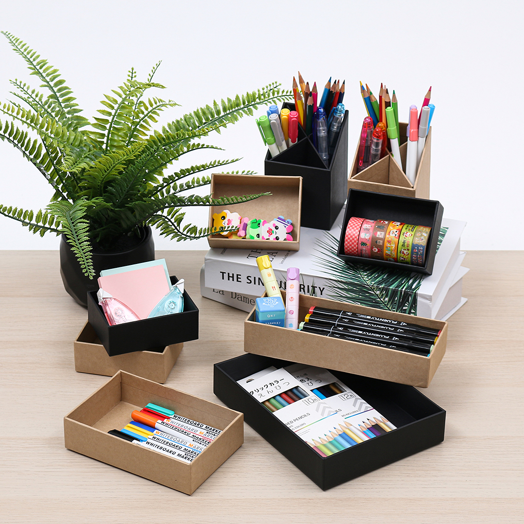 PAPER收納盒/黑10.4x4x15.8cm