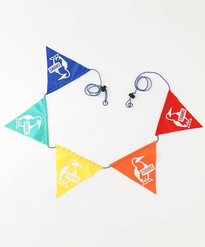 CHUMS Booby Logo Garland CH62-1683 三角掛旗