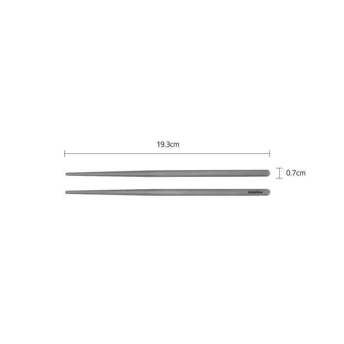 Snowline Titanium Chopsticks 鈦筷子 (2022新版本)