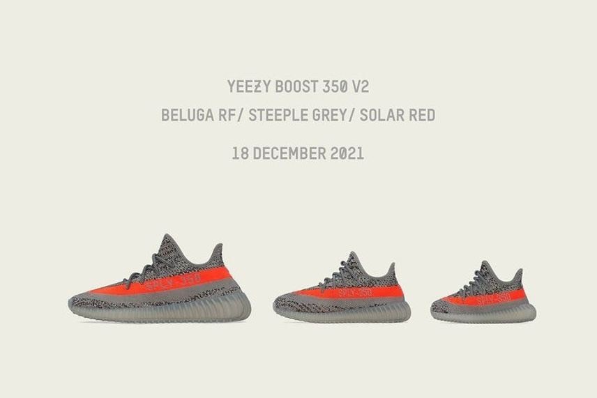 Luxury】愛迪達灰橘Adidas YEEZY Boost 350 V2 Beluga Reflect