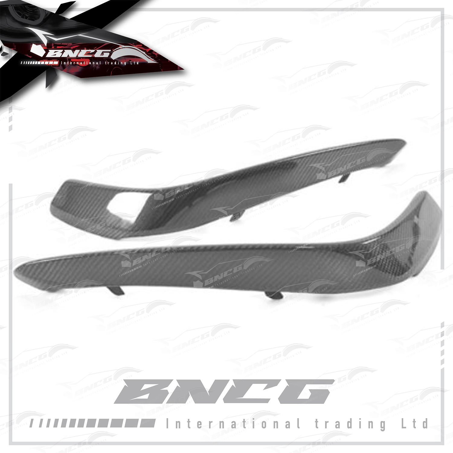 賓士 Benz C Class W205 C63 15-17年式 改裝 卡夢 碳纖維 外觀件 空力套件 前保桿 霧燈風刀