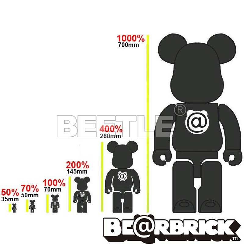 BEETLE BE@RBRICK MILKBOY TOYS THE IT BEAR 聯名庫柏力克熊牠40