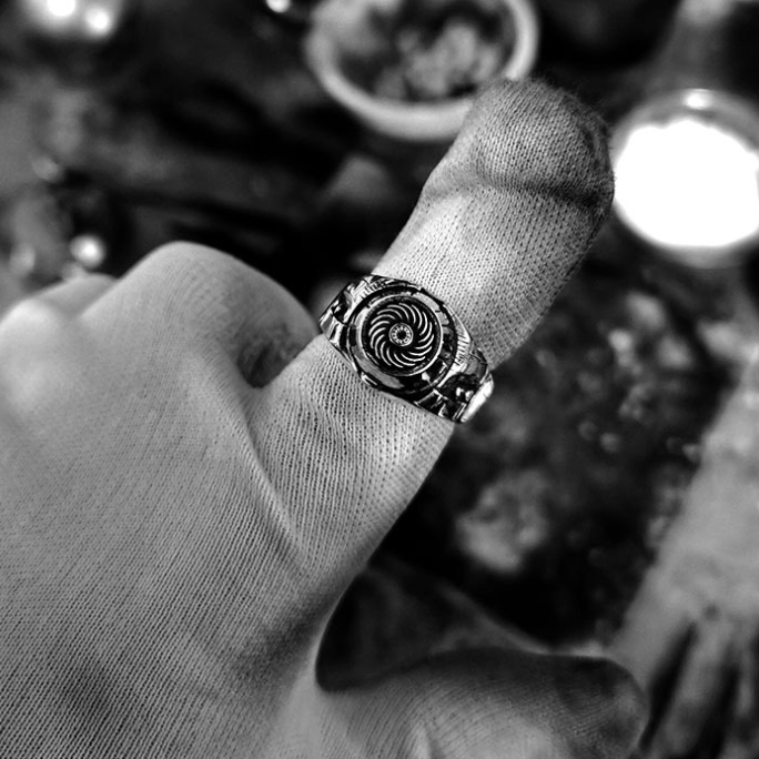 【ACCY008】機甲幻化漩渦引擎設計戒指