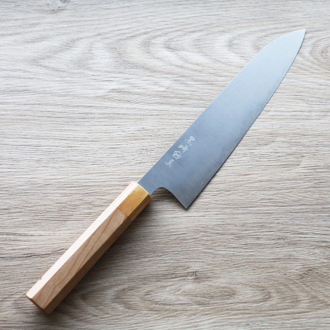 黑崎真 牛刀 210mm SG2粉末HSS鋼 櫻花