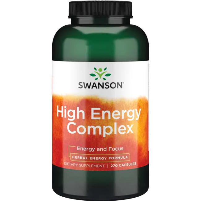 【Swanson】花粉,雷公根 刺五加 蜂王乳 精力4合1 High Energy *270顆