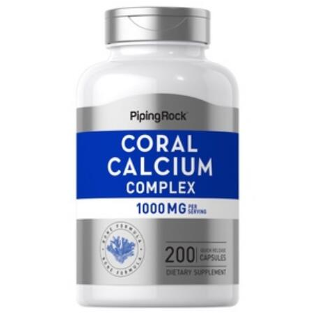 【Piping Rock】現貨 Coral Calcium 珊瑚鈣+鎂+維他命D 200顆